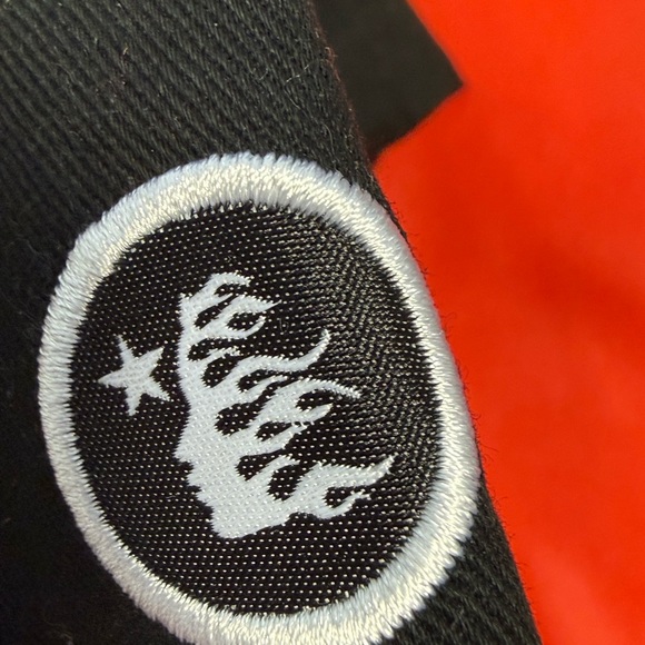 Hellstar OG Logo Rhinestone Black and Silver Men's Hat - Picture 4 of 4